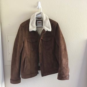 Levi's Suede Trucker Jacket